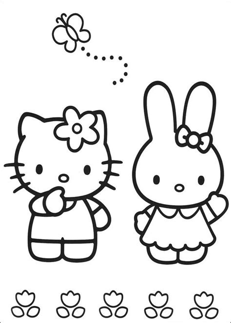 Hello Kitty and Friends Coloring Pages - Slim Image