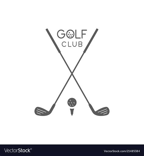 Golf Club Logo Royalty Free Vector Image Vectorstock