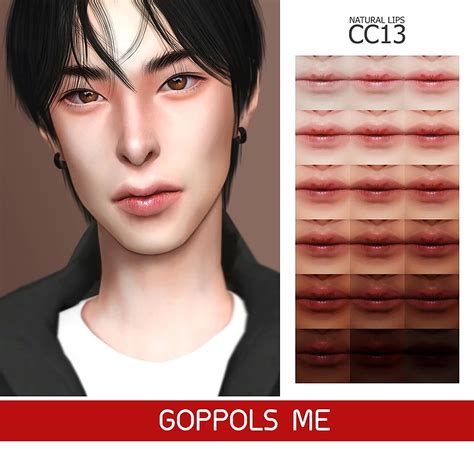 Natural Lips Cc13 From Goppols Me Sims 4 Downloads