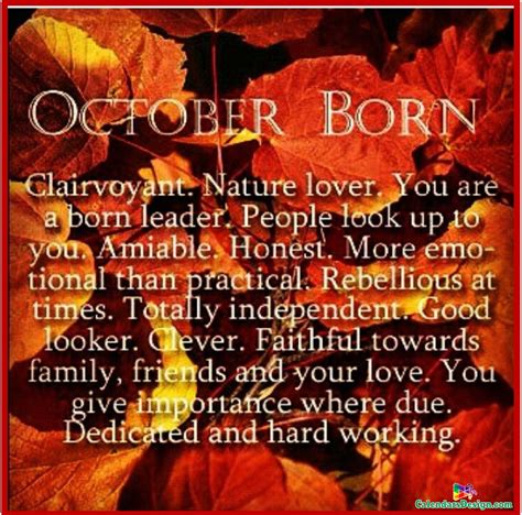 Born In October Month Sayings October Quotes Happy New Month Quotes