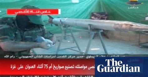 hamas shows off m 75 rockets as truce winds down video world news the guardian