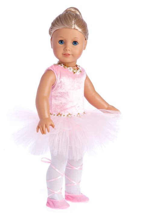 Prima Ballerina Ballet Clothes For 18 Inch American Girl Doll