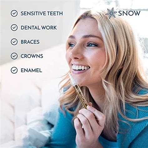 Snow Extra Strength Teeth Whitener Wands Teeth Whitening Refill Easy