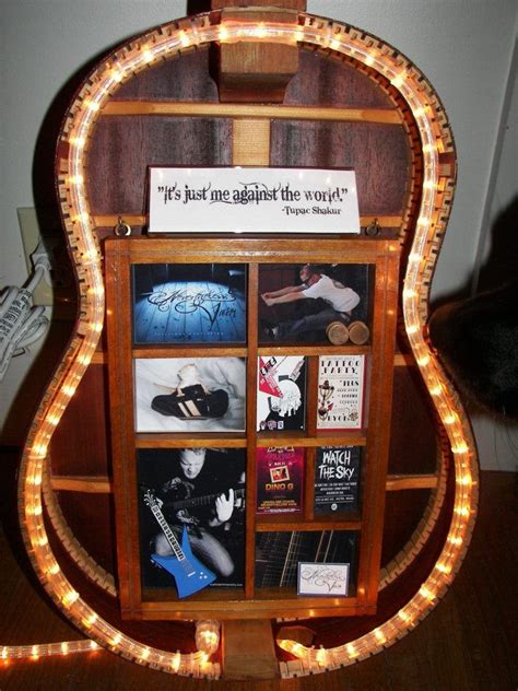 Took front off of old guitar, added shadowbox type frame on the inside