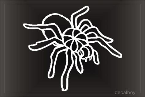 Spider Black Widow Tarantula Vinyl Decal Sticker Car Wall Window Laptop