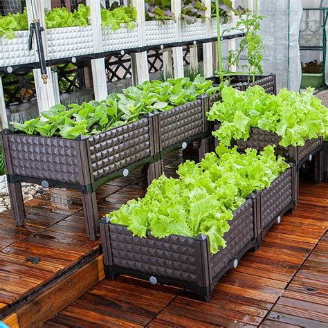 157 Inches Vegetable Bed Raised Garden Bed For Vegetables Elevated