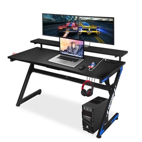 Buy Yigobuy Gaming Computer Desk 55 Inch Large Gaming Table Z Shape