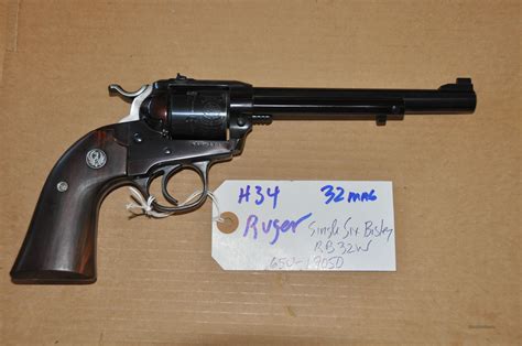 Ruger Bisley Single Six 32 Handr Magnum Fixed Sig For Sale