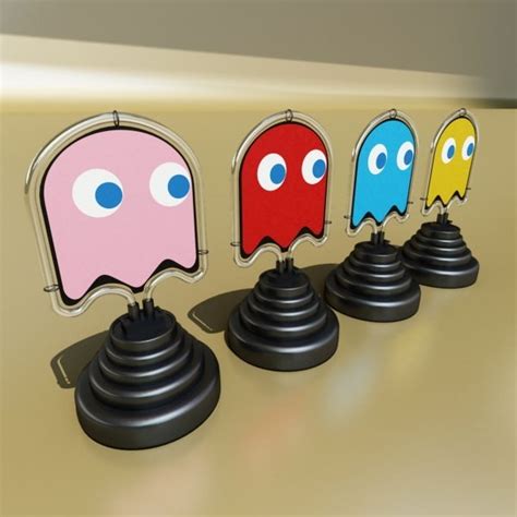 Teaegg pacman led night light. Table Lamp Pac Man Ghost 3D Model MAX 3DS FBX MTL MAT | CGTrader.com