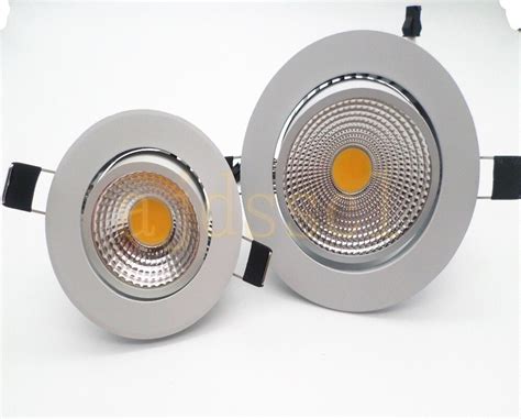 Led Downlights Cob Ceiling Spot Light Super Bright Dimmable Light 3w 5w