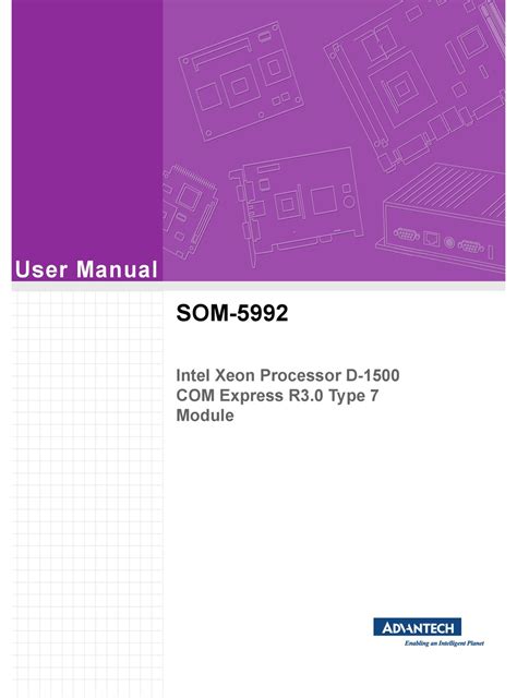 Advantech Som 5992 User Manual Pdf Download Manualslib