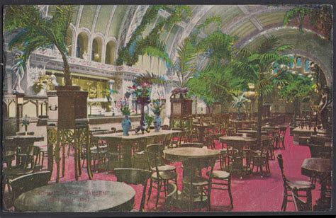 Schlitz Brewery Palm Garden At Milwaukee Wi Postcard 1910