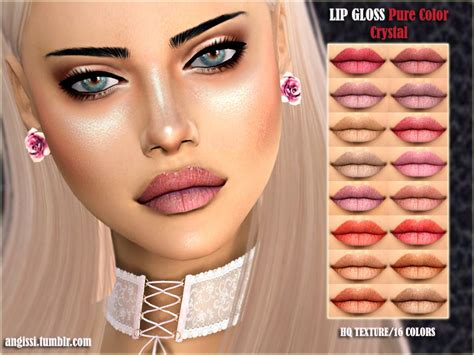 Lip Gloss Pure Color Crystal The Sims 4 Catalog