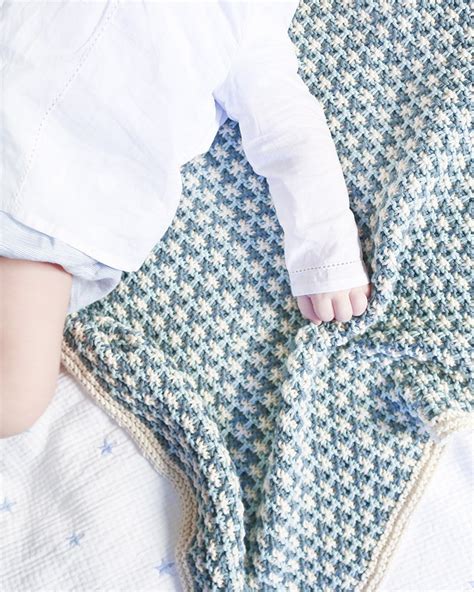 6 Patrons Pour Tricoter Une Couverture De Bébé Facilement Marie Claire