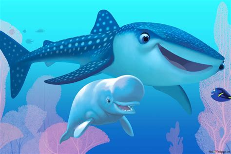 Finding Dory Destiny And Bailey Meets Dory Hd Wallpaper Download