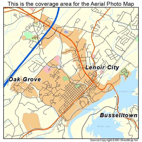Aerial Photography Map Of Lenoir City Tn Tennessee
