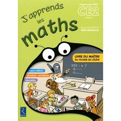 Japprends Les Maths Ce2 Livre Du Maître Programmes 2008 Rakuten