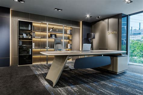 Executive Office Desks Veneer And Melamine Wood Executive Office Desk