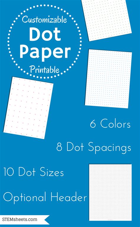 Dot Paper Customizable And Printable Printables Dots