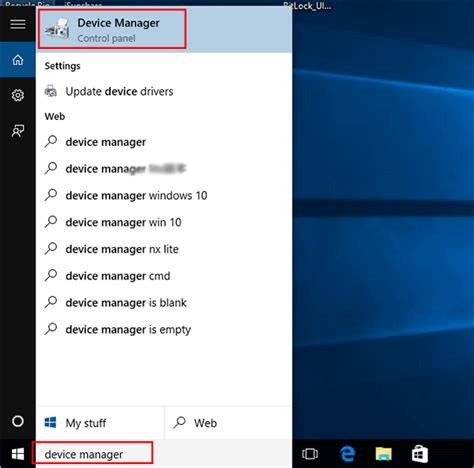 How To Open Device Manager In Windows 10