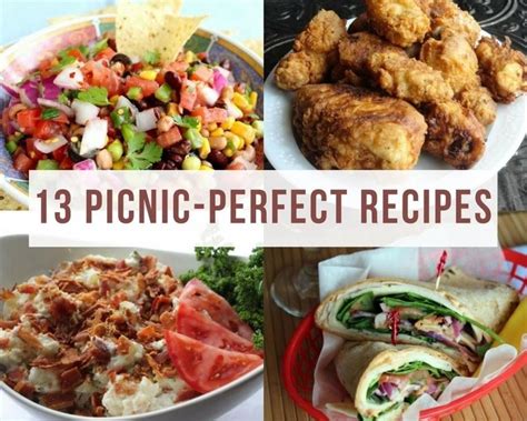 13 Picnic Perfect Recipes Picnic Foods Recipes Picnic Food