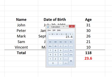 How To Calculate Age Last Birthday In Excel Haiper