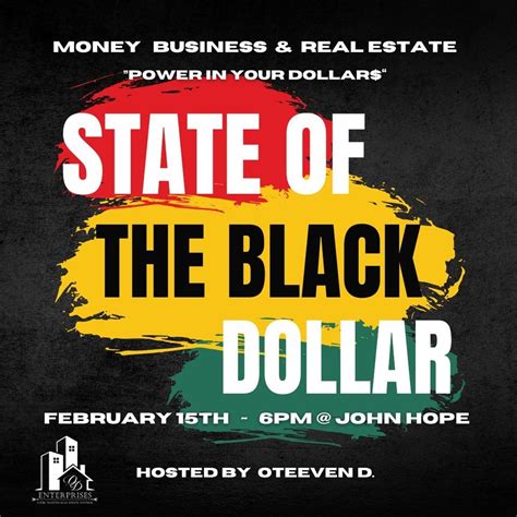 state of the black dollar power in your dollars john hope ri providence february 15 2023