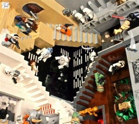 Mc Escher Meets Legos Meets Star Wars In An Astounding Visual Feat By