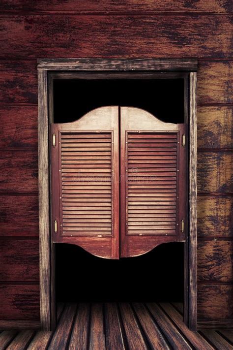 Old Vintage Wooden Saloon Doors Stock Photography Image 29696962