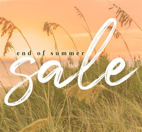End Of Summer Flash Sale Resort Realty Obx