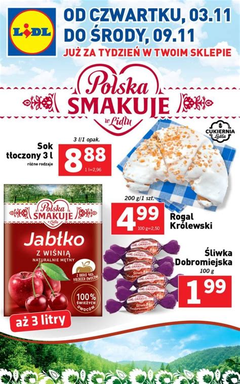 Gazetka Promocyjna I Reklamowa Lidl Polska Smakuje W Lidlu Od 0311