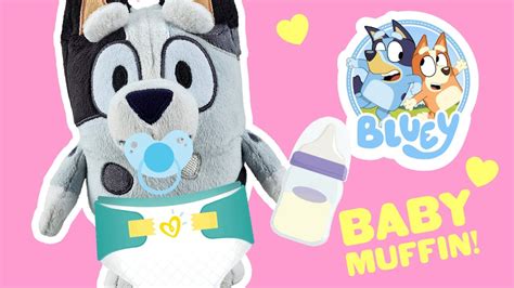 Bluey Baby Muffin Cupcake Heeler Bluey And Bingo Toys From Disney 💙