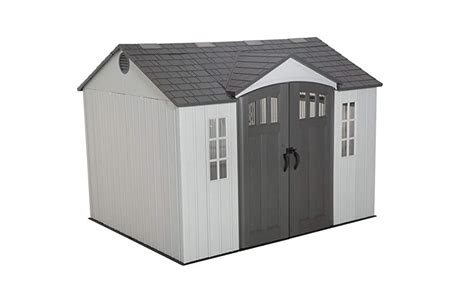 Lifetime 60243 10 X 8 Ft Outdoor Storage Shed Gray
