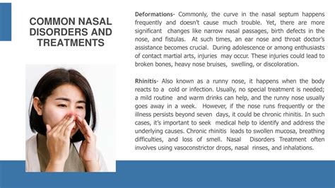 Ppt Nasal Disorders Treatment Powerpoint Presentation Free Download