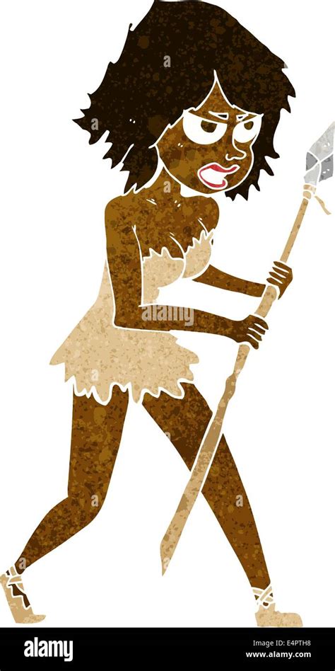 Cave Girl Stock Vector Images Alamy