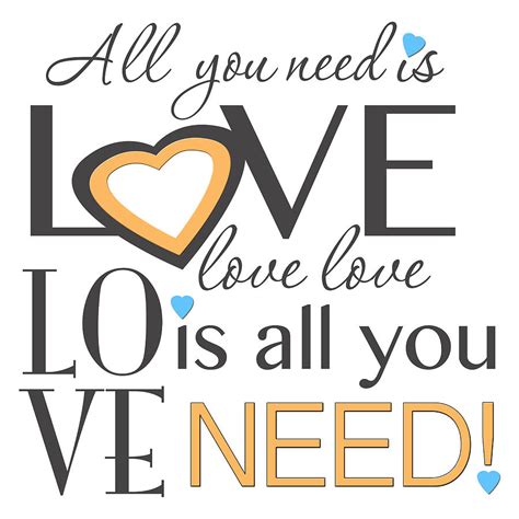 All You Need Is Love Love Is All You Need Digital Art By Purple Moon