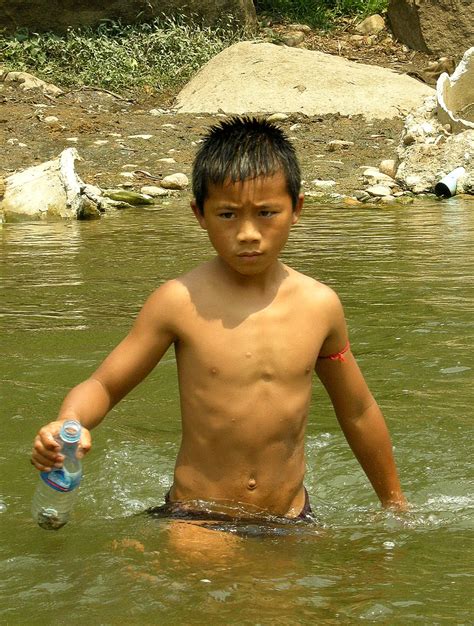 River Boy These Boys Were All Along The River Bank Where Flickr