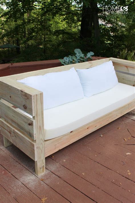 Just make sure to give it a good coat of deck stain or paint. Outdoor Furniture Build Plans - Home Made By Carmona ...