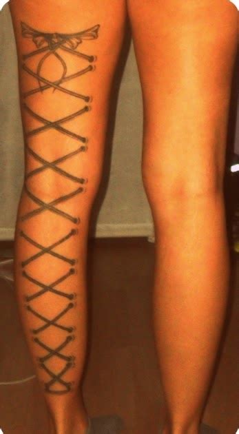 Werde ein teil der tattoo bilder comm. Tattoo Bein Frau Schleife | Tattoo Arts