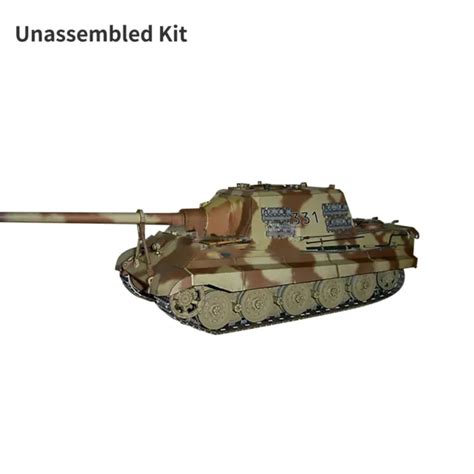 Wwii Jagdtiger Heavy Tank Destroyer Paper Model Military Scene