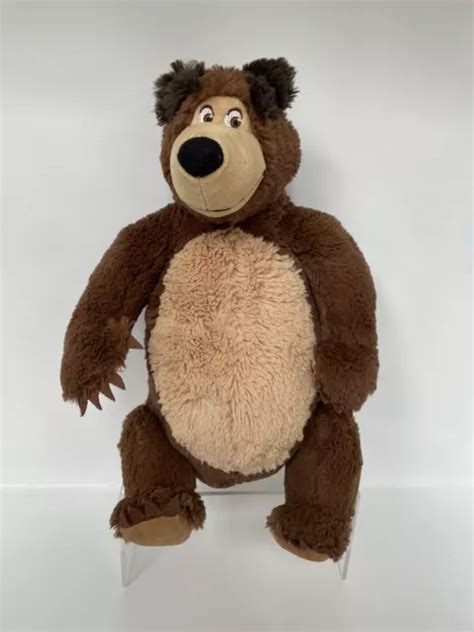 Masha And The Bear Soft Toy Plush Approx 15 Brown Cuddly £999 Picclick Uk
