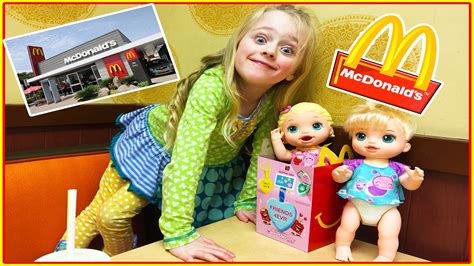 Baby Alive Dolls Mcdonalds Happy Meal And Kroger Kid Size Shopping Cart