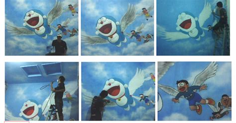  Lukisan Dinding Doraemon