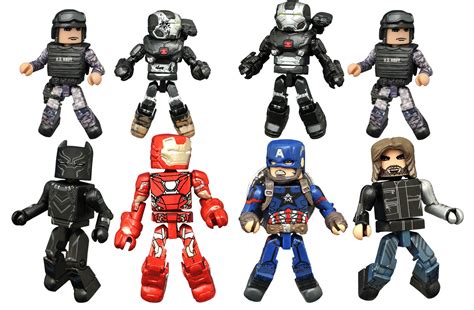 Captain America Civil War Minimates Figures Revealed Marvel Toy News