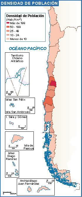 Chile Mapa Poblacion A Vector Eps Maps Designed By Our Cartographers