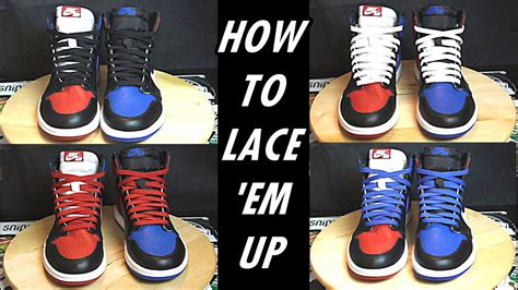 Nike Air Jordan 1 Top 3 What The Laces Youtube