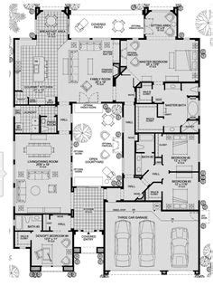 Below are 5 top images from 18 best pictures collection of house plans with courtyard in middle photo in high resolution. 52 Best Interior courtyard house plans images in 2020 ...