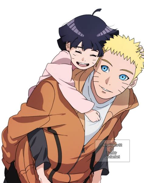 Himawari And Naruto