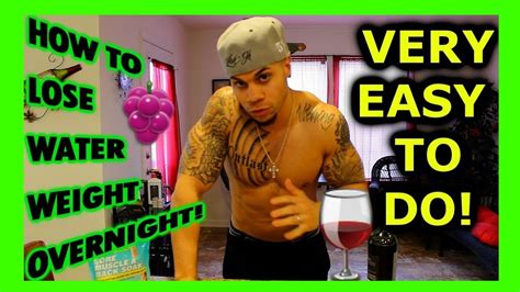 How To Lose Water Weight Overnight Youtube