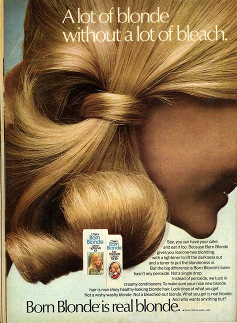 1976 Clairol Born Blonde Clairol Blonde Bleach